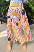 Fish Midi Tiered Skirt